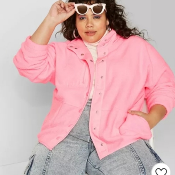 Sherpa Jacket Wild Fable Pink 